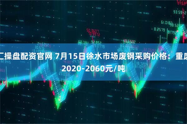 汇操盘配资官网 7月15日徐水市场废钢采购价格：重废2020-2060元/吨