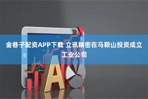 金巷子配资APP下载 立讯精密在马鞍山投资成立工业公司