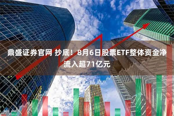 鼎盛证券官网 抄底！8月6日股票ETF整体资金净流入超71亿元